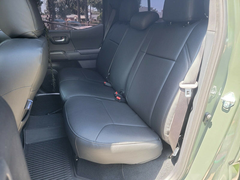 Clazzio PVC Custom Seat Covers for 2020-2023 Toyota Tacoma Double Cab