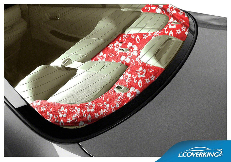 Rear Deck Fashion Print Velour Custom Cover - Premium Seat Covers