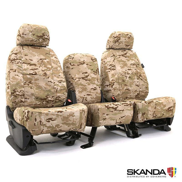 Multi-Cam Camo Ballistic Tailored Seat Covers - Premium Seat Covers