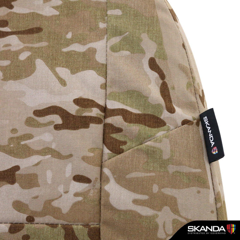 Multi-Cam Camo Ballistic Tailored Seat Covers - Premium Seat Covers