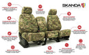 Multi-Cam Camo Tactical Ballistic Tailored Seat Covers - Premium Seat Covers