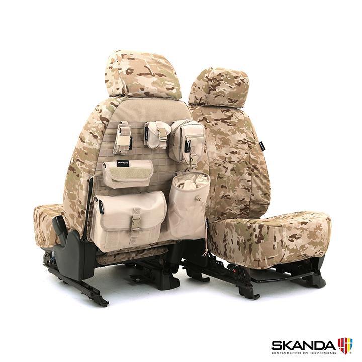 Multi-Cam Camo Tactical Ballistic Tailored Seat Covers - Premium Seat Covers