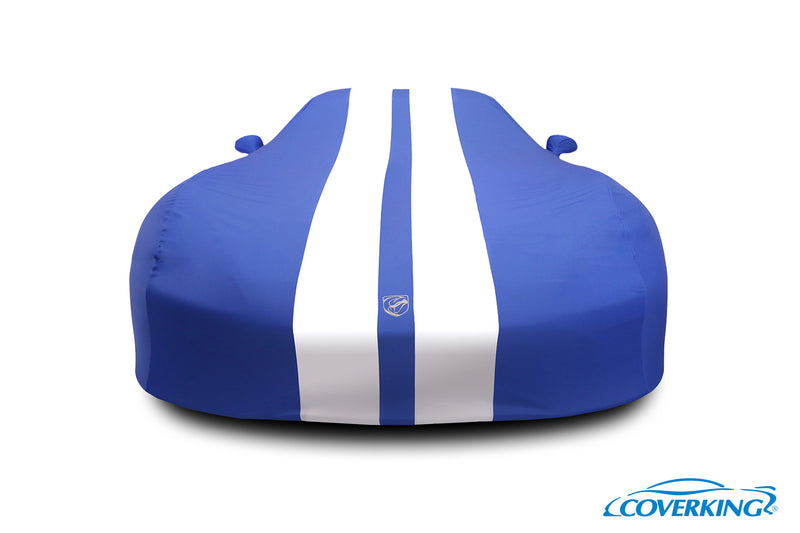 Coverking Satin Stretch Indoor Custom Car Cover for Dodge Viper with Racing Stripes & Logo