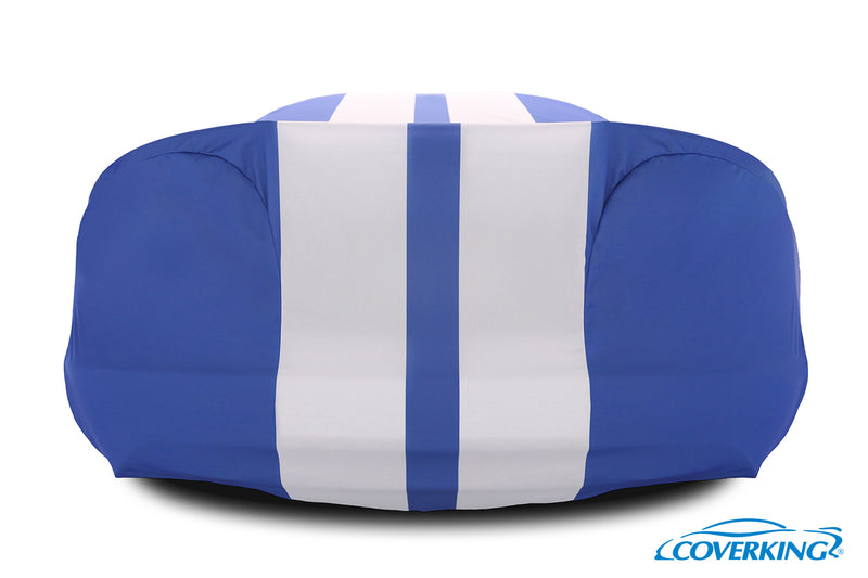 Coverking Satin Stretch Indoor Custom Car Cover for Dodge Viper with Racing Stripes & Logo