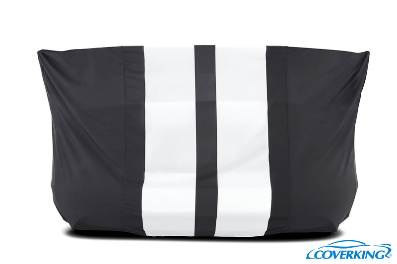 Coverking Satin Stretch Indoor Custom Car Cover for Dodge Viper with Racing Stripes & Logo