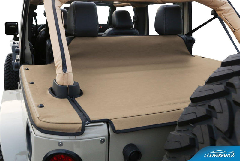 2012-2018 Jeep Wrangler JKU Custom Tonneau Cover - Premium Seat Covers