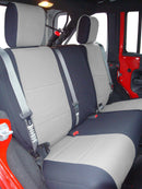 CR-Grade Neoprene Tailored Front & Rear Seat Covers for 2007-2018 Jeep Wrangler JKU - 4 Doors - Premium Seat Covers