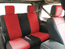 CR-Grade Neoprene Tailored Front & Rear Seat Covers for 2007-2018 Jeep Wrangler JK - 2 Doors - Premium Seat Covers