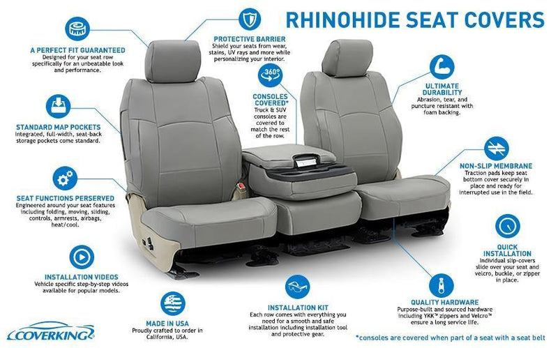 Rhinohide Tailored Seat Covers - Premium Seat Covers