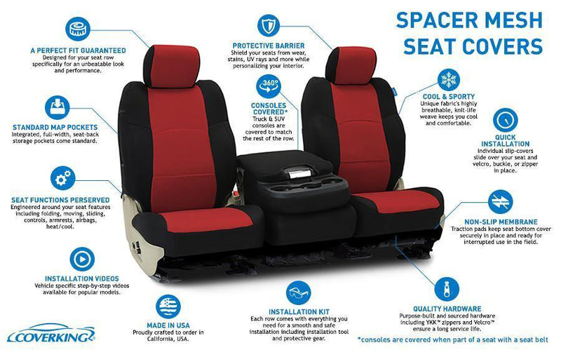 Spacer Mesh Tailored Seat Covers