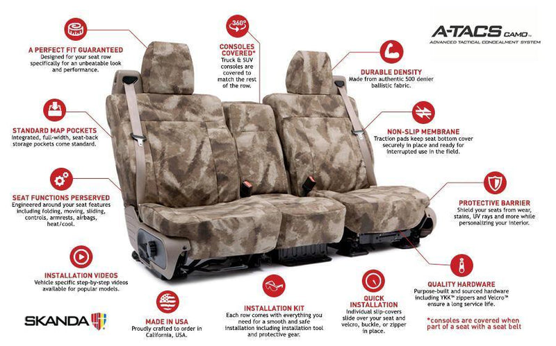 Custom Seat Cover A-TACS - Premium Seat Covers