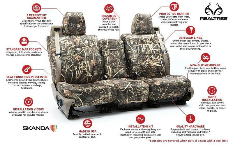 Realtree Camo Neosupreme Tailored Seat Covers - Premium Seat Covers